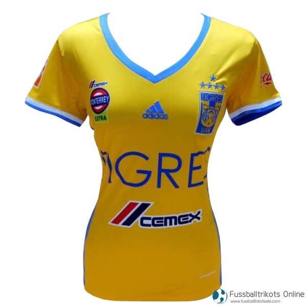 Tigres UANL Trikot Damen Heim 2017-18 Fussballtrikots Günstig